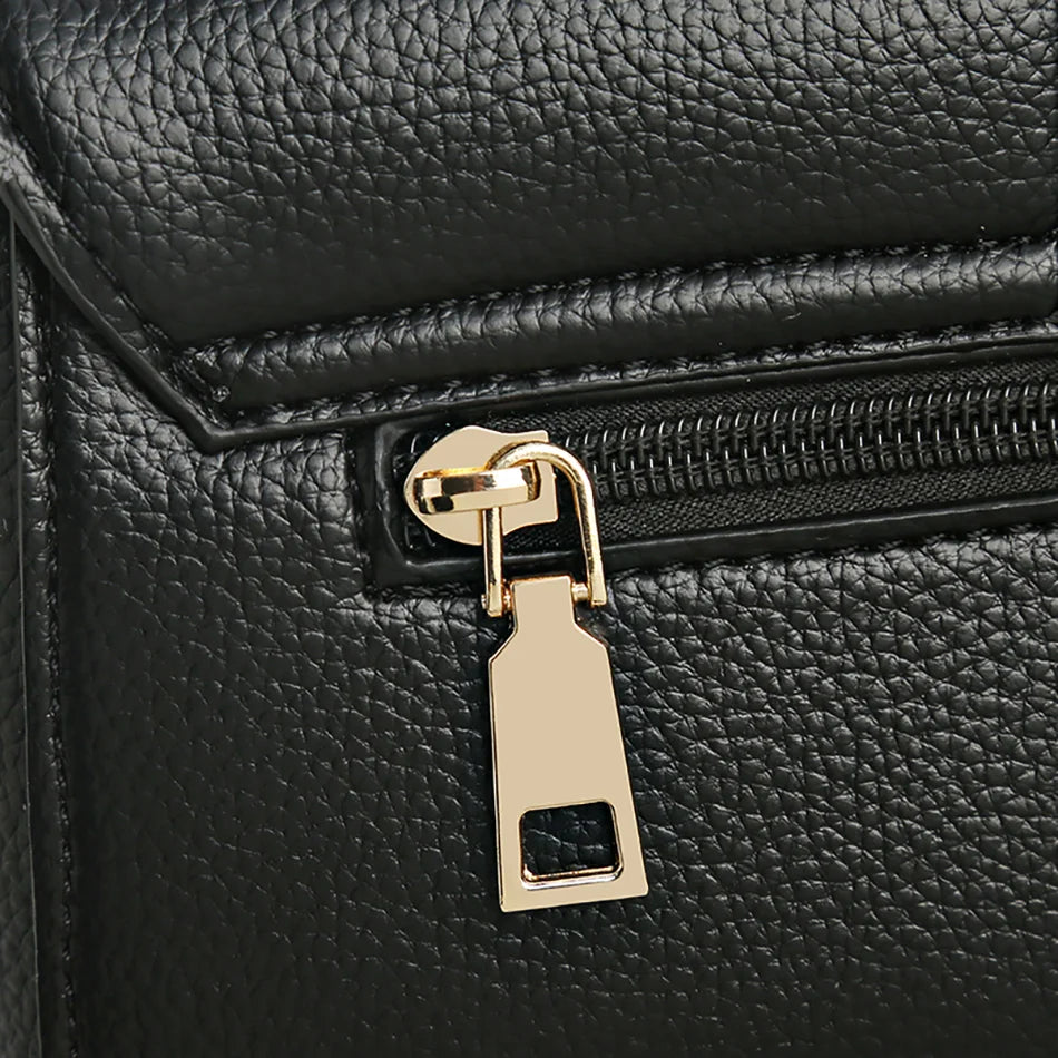 Bolsa Tiracolo Feminina Luxe, bolsa preta, bolsa pequena, bolsa transversal, bolsa elegante, bolsa com alça ajustável - lojamillani