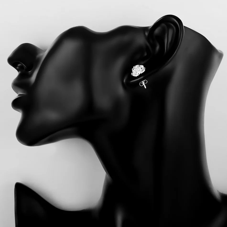 Conjunto Feminino de Prata 925 Rosa Eterna, conjunto prata 925, colar prata 925, pulseira prata 925, brinco prata 925, conjunto feminino prata 925, acessórios de prata - lojamillani