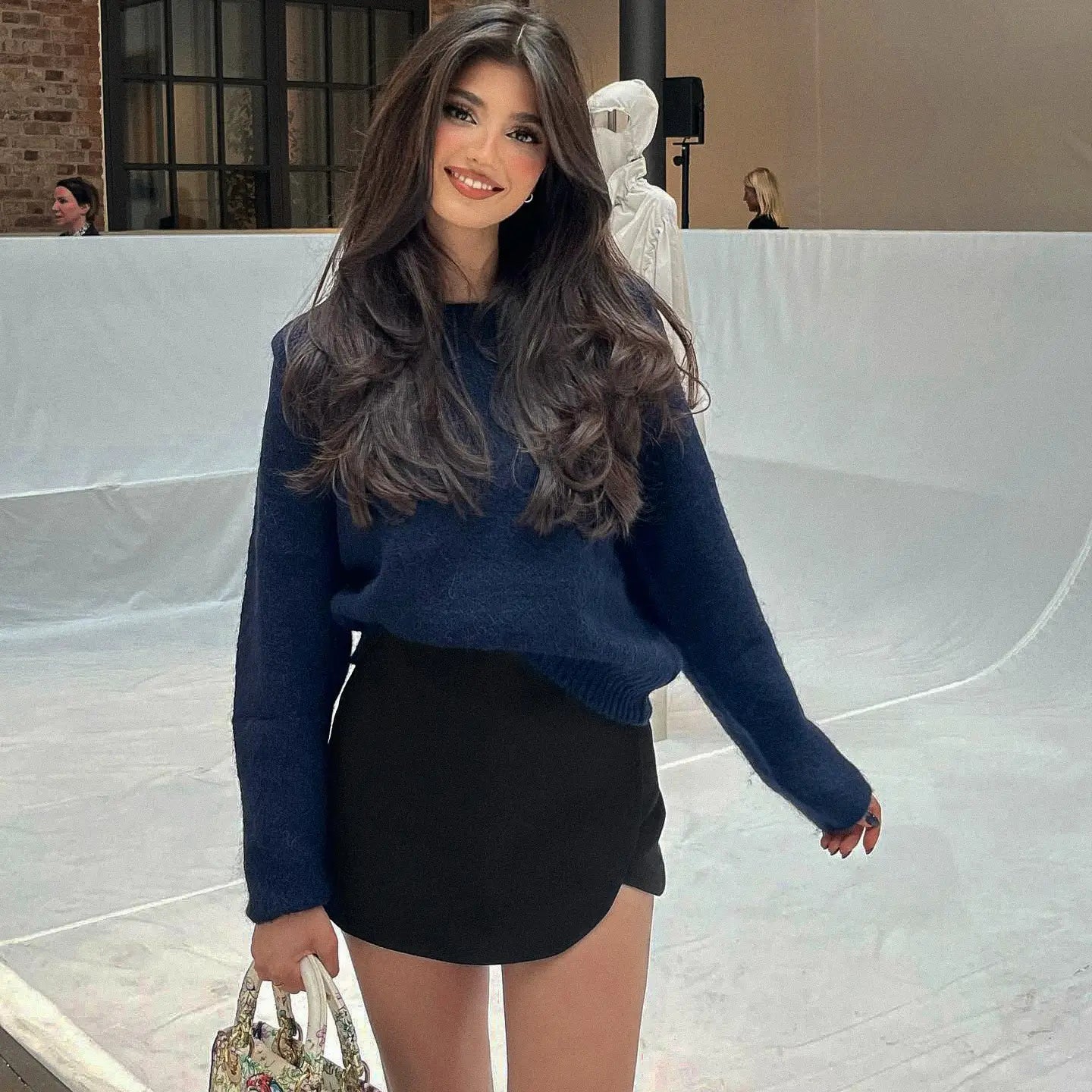 Short Saia Curto Feminino Alfaiataria Summer, short saia preta, shorts saia envelope, short saia transpassado, short saia curto, short saia alfaiataria - lojamillani