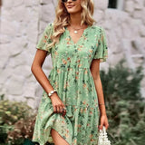 Vestido Feminino Curto Florido Natasha