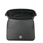 Bolsa Tiracolo Feminina Luxe, bolsa preta, bolsa pequena, bolsa transversal, bolsa elegante, bolsa com alça ajustável - lojamillani