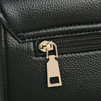 Bolsa Tiracolo Feminina Luxe, bolsa preta, bolsa pequena, bolsa transversal, bolsa elegante, bolsa com alça ajustável - lojamillani