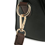 Bolsa Tiracolo Feminina Luxe, bolsa preta, bolsa pequena, bolsa transversal, bolsa elegante, bolsa com alça ajustável - lojamillani