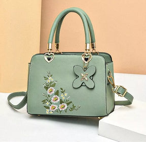 Bolsa Tiracolo Feminina em Couro Abbey, Bolsa Feminina Verde Tiracolo, Bolsa Tiracolo de Couro, Bolsa de Couro, Bolsa Verde de Couro, Bolsa de Mão, Bolsa de Ombro, Bolsa Verde - lojamillani