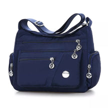 Bolsa Transversal Feminina Impermeável Maitê, Bolsa Transversal Azul, Bolsa Impermeável, Bolsa Transversal com Muitos Bolsos, Bolsa Feminina a Prova D'água, Bolsa Feminina de Ombro, Bolsa Azul - lojamillani