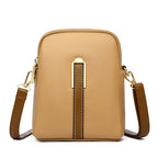 Bolsa Transversal Feminina Pequena Aurora, bolsa caramelo, bolsa de couro, bolsa casual, bolsa elegante, bolsa feminina, bolsa pequena, bolsa minimalista - lojamillani
