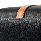 Bolsa Transversal Feminina Pequena Aurora, bolsa preta, bolsa de couro, bolsa casual, bolsa elegante, bolsa feminina, bolsa pequena, bolsa minimalista - lojamillani