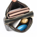 Bolsa Transversal Feminina Pequena Aurora, bolsa preta, bolsa de couro, bolsa casual, bolsa elegante, bolsa feminina, bolsa pequena, bolsa minimalista - lojamillani