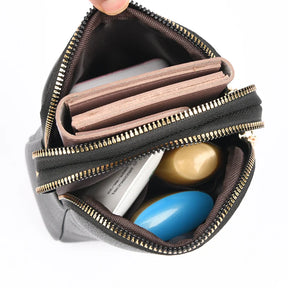 Bolsa Transversal Feminina Pequena Aurora, bolsa preta, bolsa de couro, bolsa casual, bolsa elegante, bolsa feminina, bolsa pequena, bolsa minimalista - lojamillani