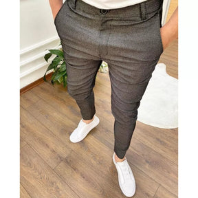 Calça Alfaiataria Masculina Premium Skinny Vittorio, Calça Cinza, Calça Alfaiataria, Calça Skinny, Calça Masculina Premium, Calça Masculina Social, Calça Social Skinny, Calça Masculina Apertada - lojamillani