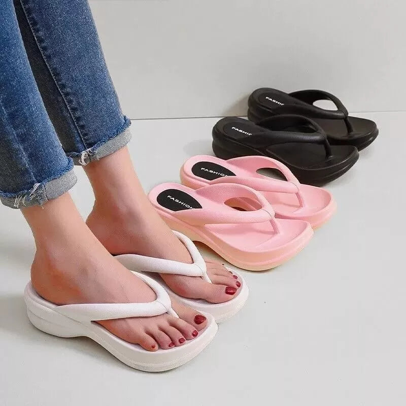 Chinelo Plataforma Feminino Sandrinha, Chinelo Plataforma Branco, Chinelo Plataforma Rosa, Chinelo Plataforma Preto, Coleção de Chinelos Plataforma, Chinelos Plataforma de Varias Cores, Chinelo Feminino Plataforma, Chinelo Confortável - lojamillani