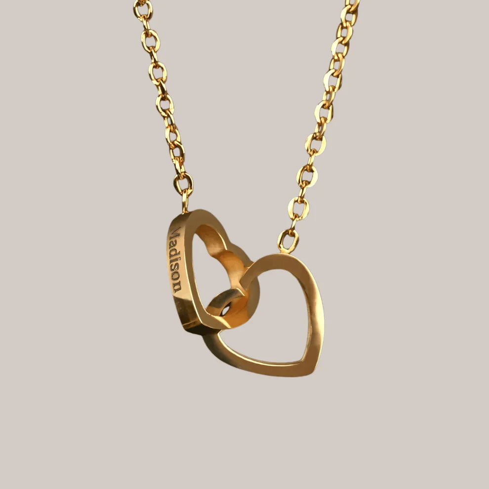 Colar com Nome Personalizado em Caixa com Rosa – Presente Feminino
