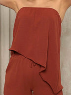 Conjunto Feminino Short e Blusa Kiara, conjunto feminino marsala, conjunto feminino verão, conjunto blusa e short, conjunto camisa e short feminino - lojamillani