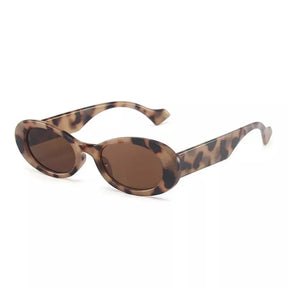 Óculos de Sol Feminino Oval Leopardo, Óculos de Sol com Estampa Animal, Óculos com Estampa de Oncinha, Óculos de Sol Oval, Óculos de Sol Estampado, Óculos de Sol Escuro - lojamillani