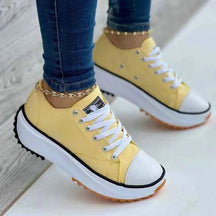 Tênis Feminino Amarelo, Tênis Feminino Casual, Tênis Casual Feminino Trendy - lojamillani