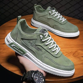 Tênis Casual Masculino Hunter, Tênis Verde, Tênis Baixo, Tênis de Skatista, Tênis Casual, Tênis Masculino Verde, Tênis Sneaker - lojamillani