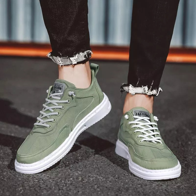 Tênis Casual Masculino Hunter, Tênis Verde, Tênis Baixo, Tênis de Skatista, Tênis Casual, Tênis Masculino Verde, Tênis Sneaker - lojamillani