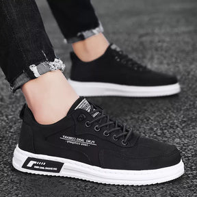 Tênis Casual Masculino Hunter, Tênis Preto, Tênis Baixo, Tênis de Skatista, Tênis Casual, Tênis Masculino Preto, Tênis Sneaker - lojamillani