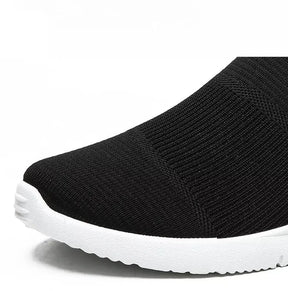 Tênis Feminino Para Caminhada e Academia Slip-On Anti Impacto, Tênis Para Academia Preto, Tênis Para Caminhada Preto, Tênis Para Exercícios, Tênis Confortável - lojamillani