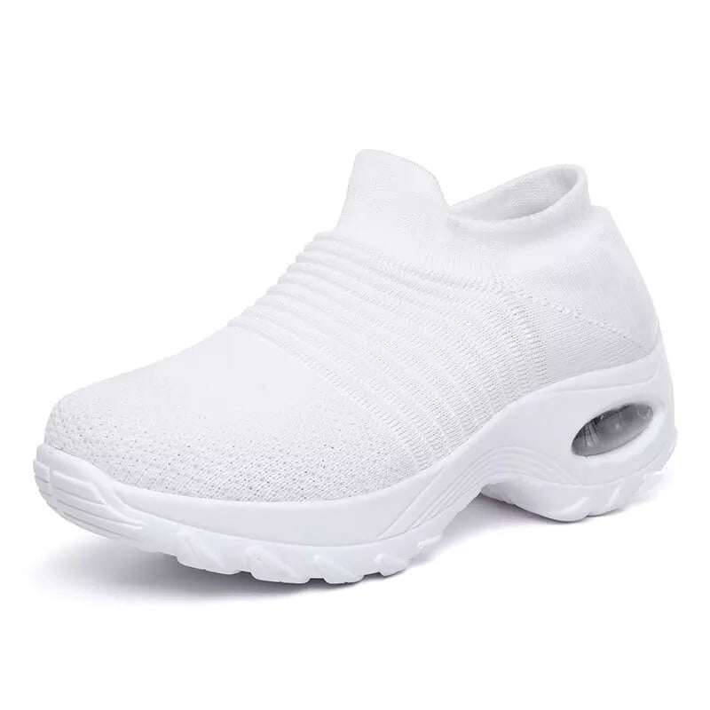 Tênis Feminino Para Caminhadas Advanced Plus, Tênis feminino branco, Tênis sem cadarço, Tênis para caminhada - lojamillani