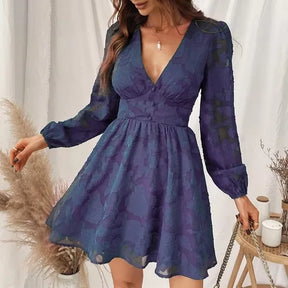 Vestido Feminino Boho Chic curto Sasha, Vestido Roxo, Vestido Curto Roxo, Vestido Feminino Curto, Vestido Boho Chic, Vestido Curto com Manga Longa - lojamillani